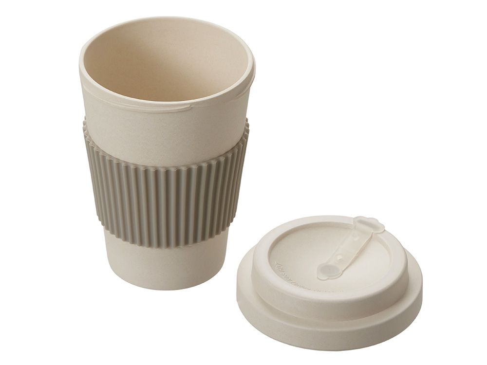 Термокружка из натуральных волокон «Muffin», бежевый - фото от интернет-магазина подарков Хочу Дарю