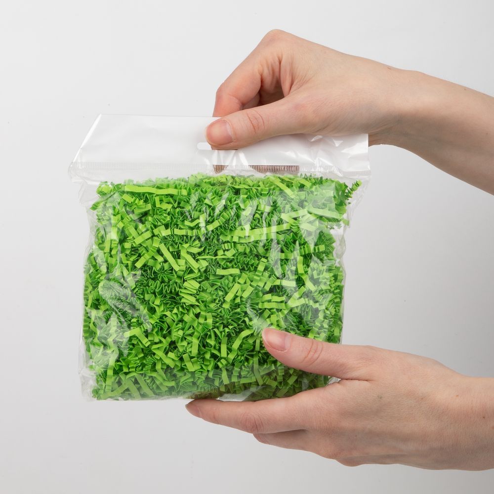 фото Бумажный наполнитель Chip, зеленый от ХочуДарю Бумажный наполнитель Chip, зеленый - фото от ХочуДарю