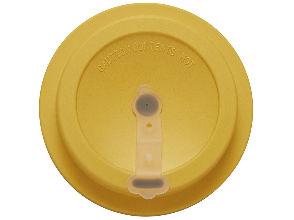 Термокружка из натуральных волокон «Muffin», желтый - фото от интернет-магазина подарков Хочу Дарю