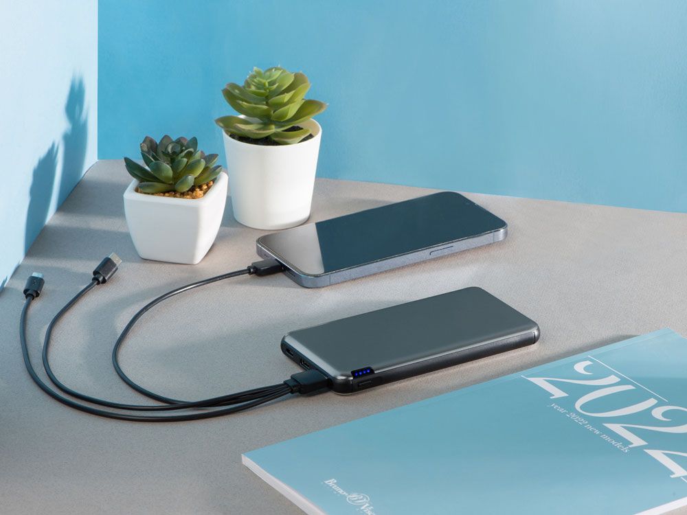 Внешний аккумулятор «Forge» v.2 , 10000 mAh, серый - фото от ХочуДарю