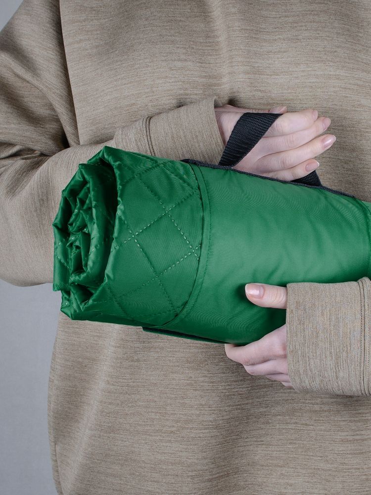 Плед для пикника Comfy, зеленый - фото от интернет-магазина подарков Хочу Дарю