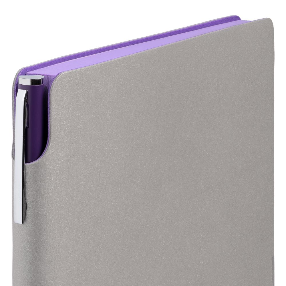 Набор Flexpen, серебристо-фиолетовый - фото от интернет-магазина подарков ХочуДарю
