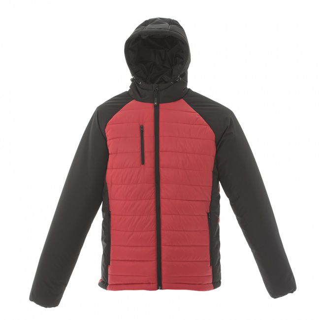 Куртка мужская "TIBET",красный/чёрный, S, 100% нейлон, 200  г/м2 - фото от интернет-магазина подарков ХочуДарю
