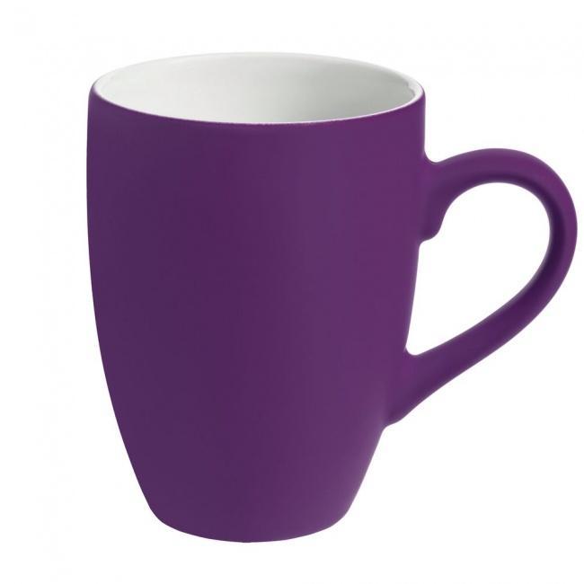Кружка Best Morning c покрытием софт-тач, фиолетовая - фото от интернет-магазина подарков Хочу Дарю