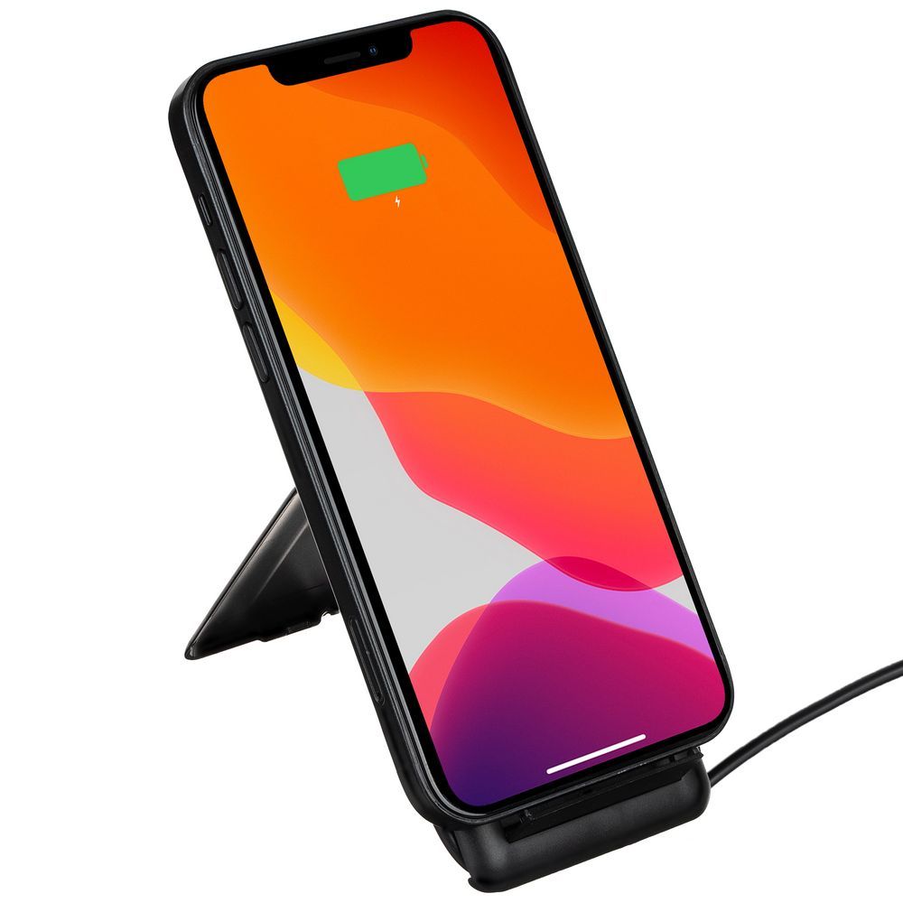 Органайзер с беспроводной зарядкой и набором адаптеров Octopod, черный - фото от ХочуДарю