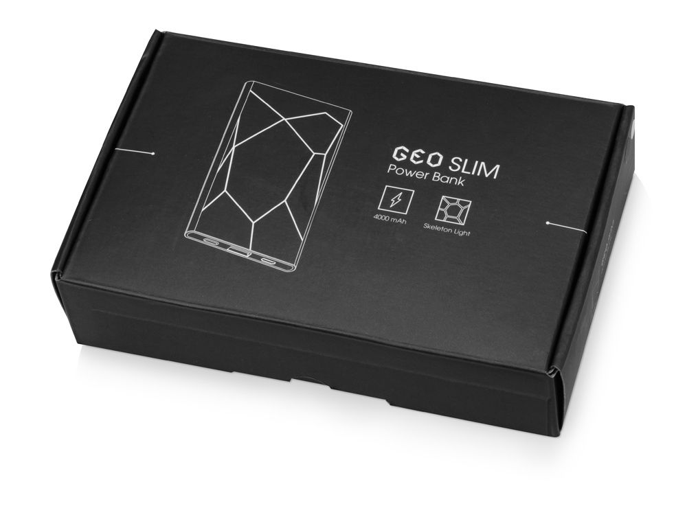 Портативное зарядное устройство Geo, 4000 mah - фото от интернет-магазина подарков Хочу Дарю