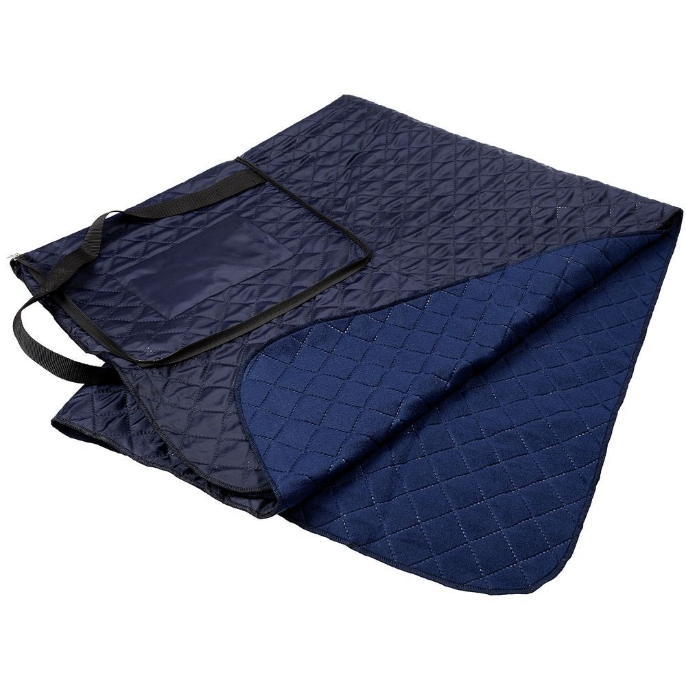 Плед для пикника Soft & Dry, синий - фото от интернет-магазина подарков Хочу Дарю