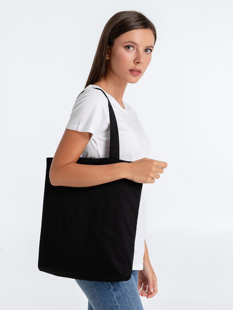 Холщовая сумка Avoska, черная - фото от интернет-магазина подарков Хочу Дарю
