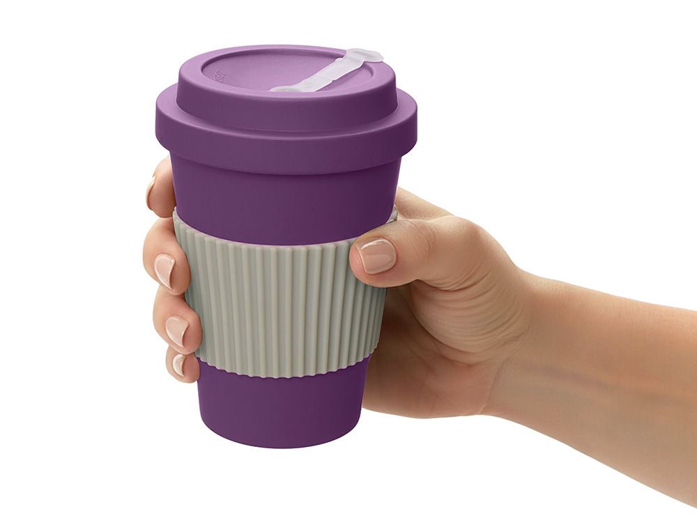 Термокружка из натуральных волокон «Muffin», фиолетовый - фото от интернет-магазина подарков Хочу Дарю