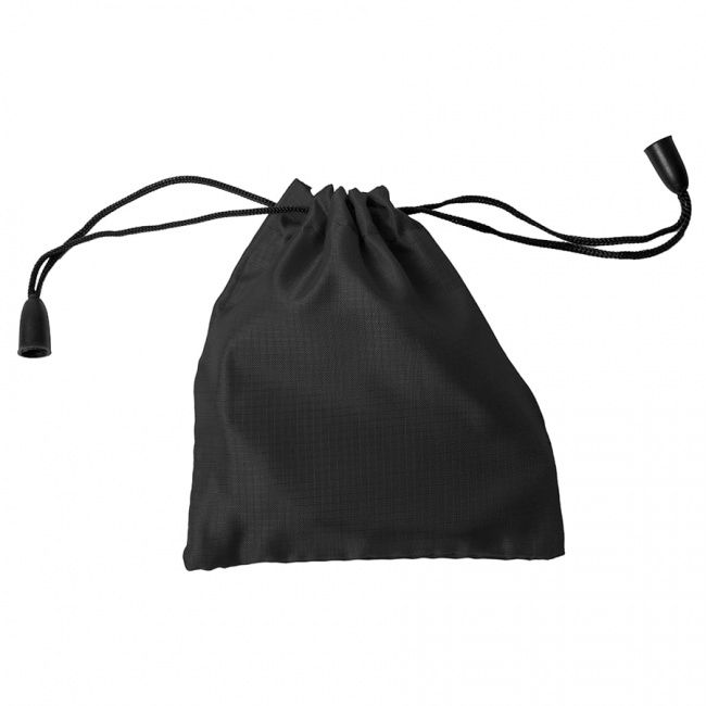 Мешочек подарочный, черный, 9,5х10см, полиэстер - фото от интернет-магазина подарков ХочуДарю