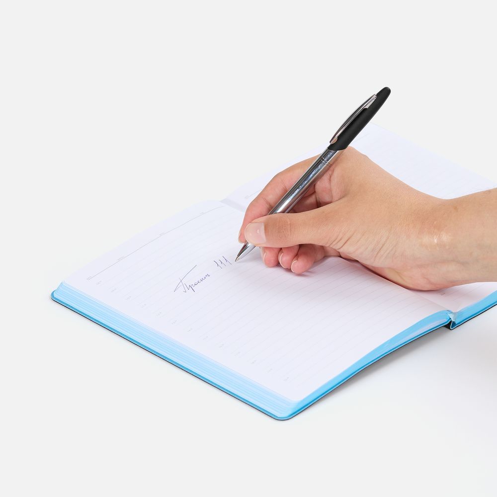 Ручка шариковая Dagger Soft Touch, черная - фото от ХочуДарю