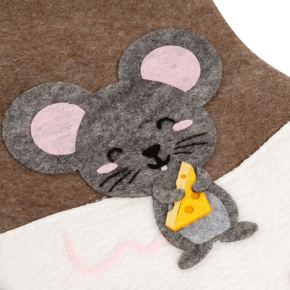 Носок для подарков Noel, с мышкой - фото от интернет-магазина подарков Хочу Дарю