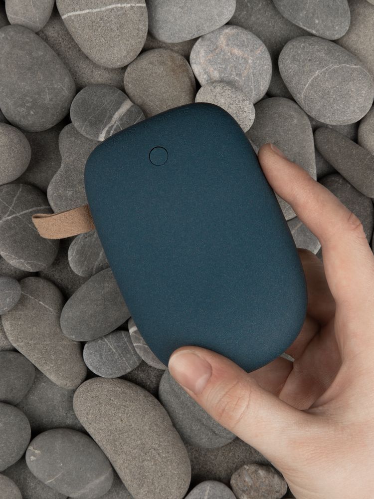 Внешний аккумулятор Pebble 7800 мАч, серо-синий - фото от интернет-магазина подарков Хочу Дарю