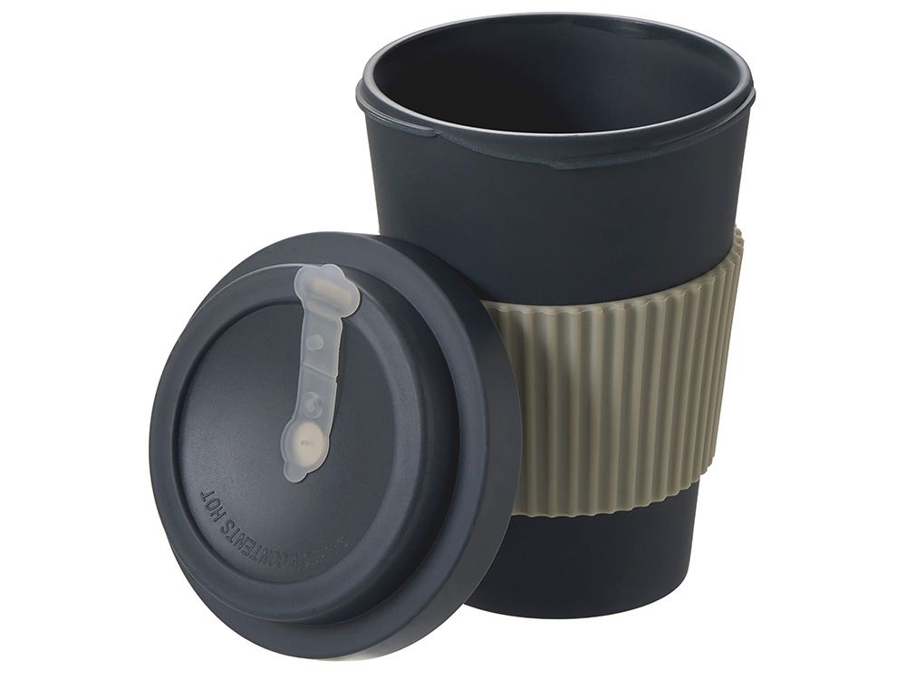 Термокружка из натуральных волокон «Muffin», темно-серый - фото от интернет-магазина подарков Хочу Дарю