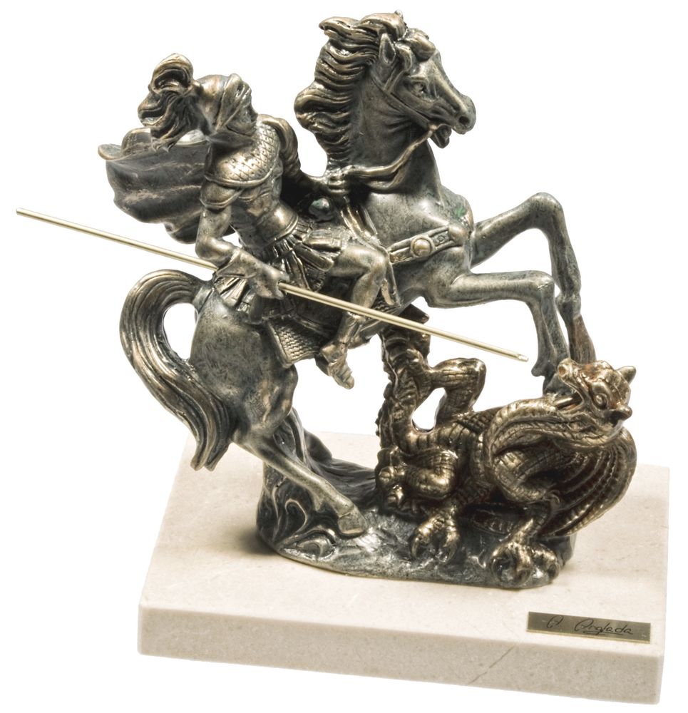 Скульптура «Георгий Победоносец», малая - фото от интернет-магазина подарков Хочу Дарю