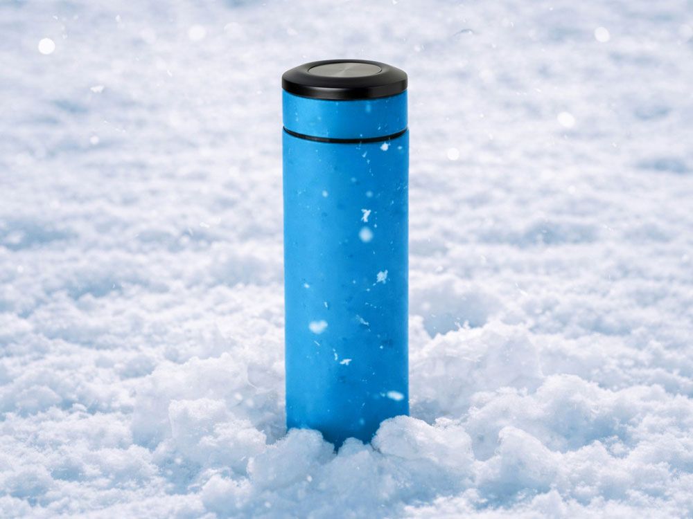 Термос Confident с покрытием soft-touch - фото от интернет-магазина подарков Хочу Дарю