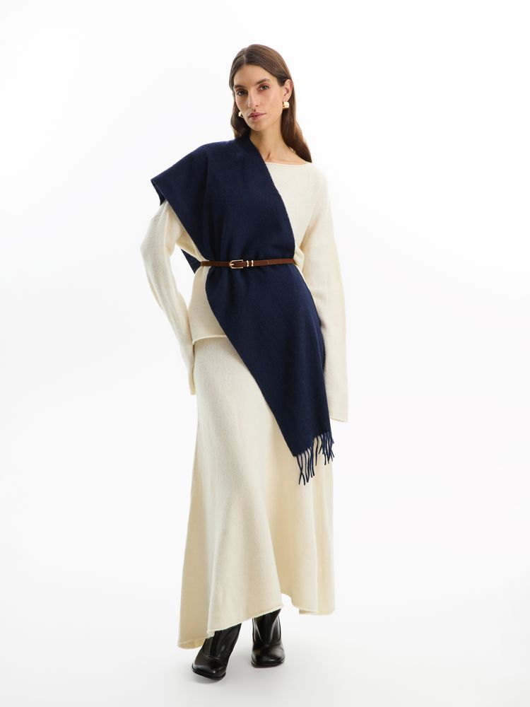 Шарф Graceful, синий - фото от интернет-магазина подарков Хочу Дарю