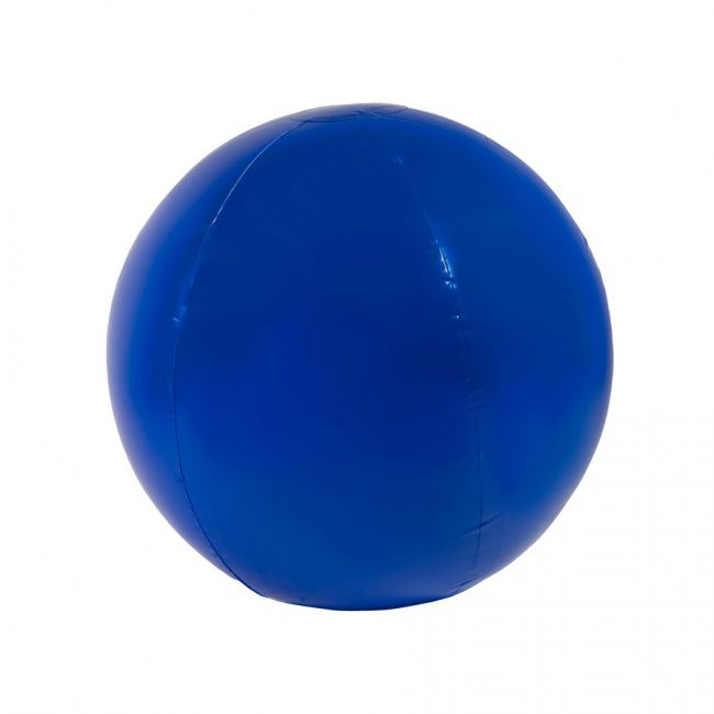 Мяч пляжный надувной; синий; D=40 см (накачан), D=50 см (не накачан), ПВХ - фото от интернет-магазина подарков Хочу Дарю