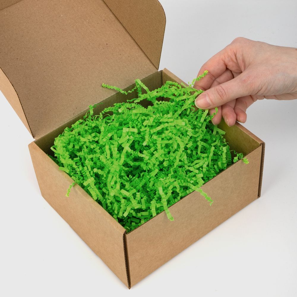 фото Бумажный наполнитель Chip, зеленый от ХочуДарю Бумажный наполнитель Chip, зеленый - фото от ХочуДарю