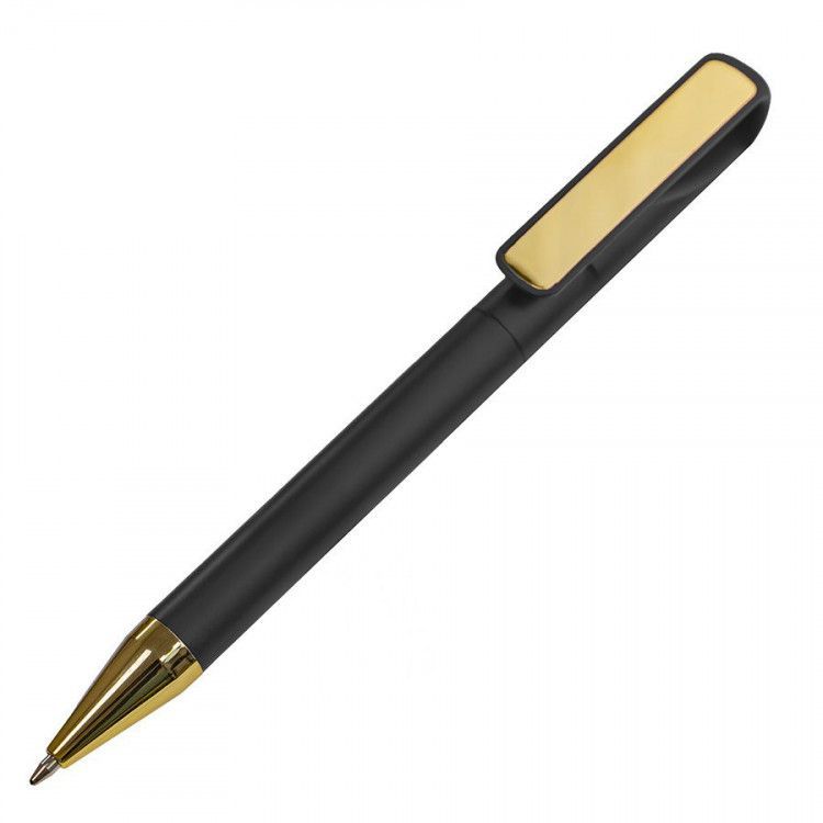  Ручка шариковая GLOSSY GOLD, чёрный, золотистый - фото от ХочуДарю