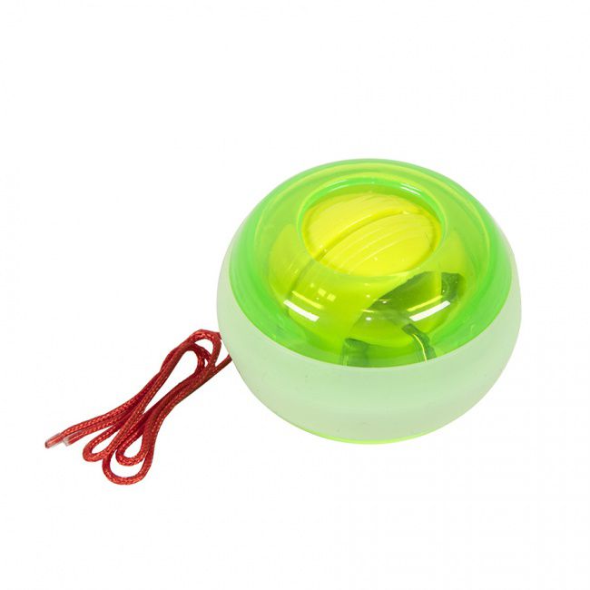 Тренажер POWER BALL, зеленое яблоко, пластик, 6х7,3см;16+ - фото от интернет-магазина подарков ХочуДарю