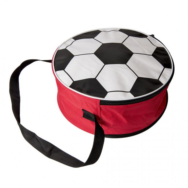 Сумка футбольная; красный, D36 cm; 600D полиэстер - фото от интернет-магазина подарков Хочу Дарю