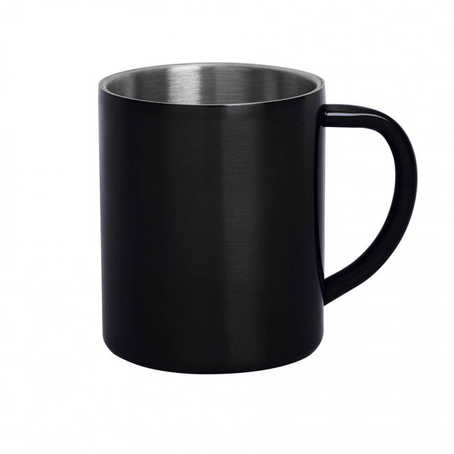 Кружка YOZAX; 280 мл; черный, нержавеющая сталь; лазерная гравировка - фото от интернет-магазина подарков Хочу Дарю