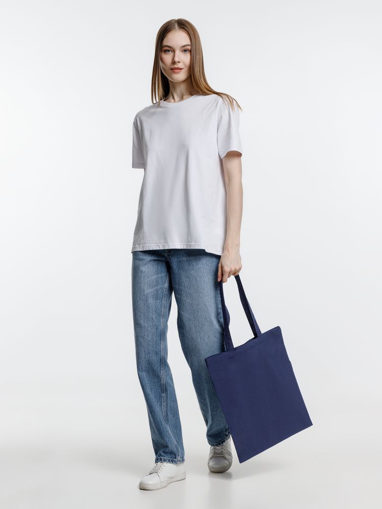 Холщовая сумка Neat 140, синяя - фото от интернет-магазина подарков Хочу Дарю