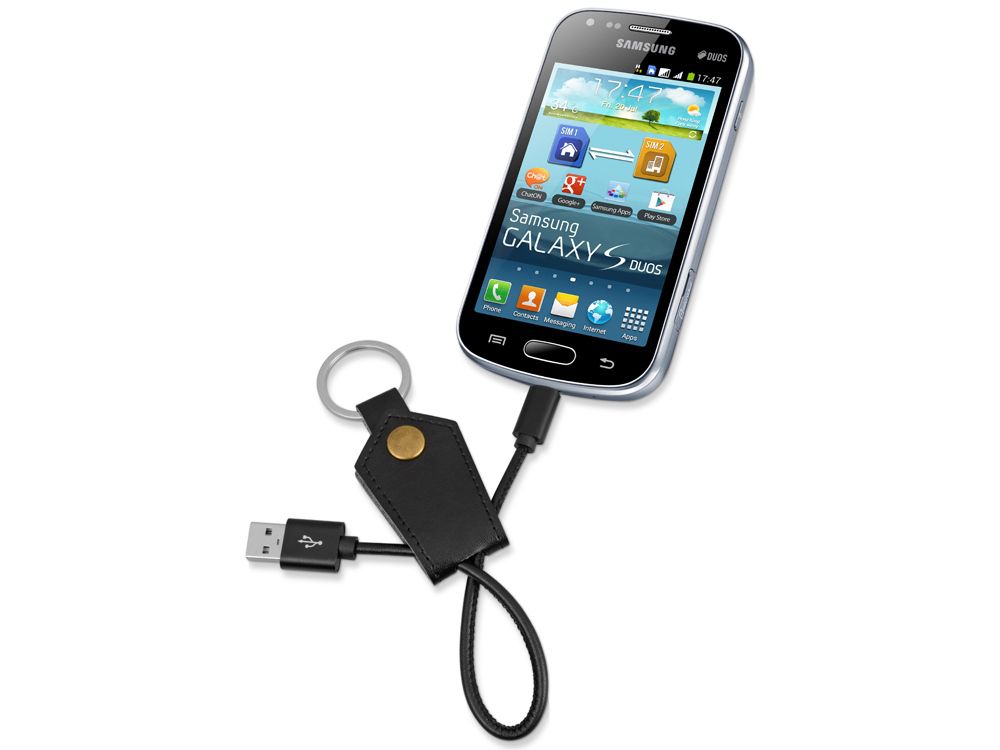 Кабель-брелок USB-MicroUSB Pelle - фото от интернет-магазина подарков Хочу Дарю
