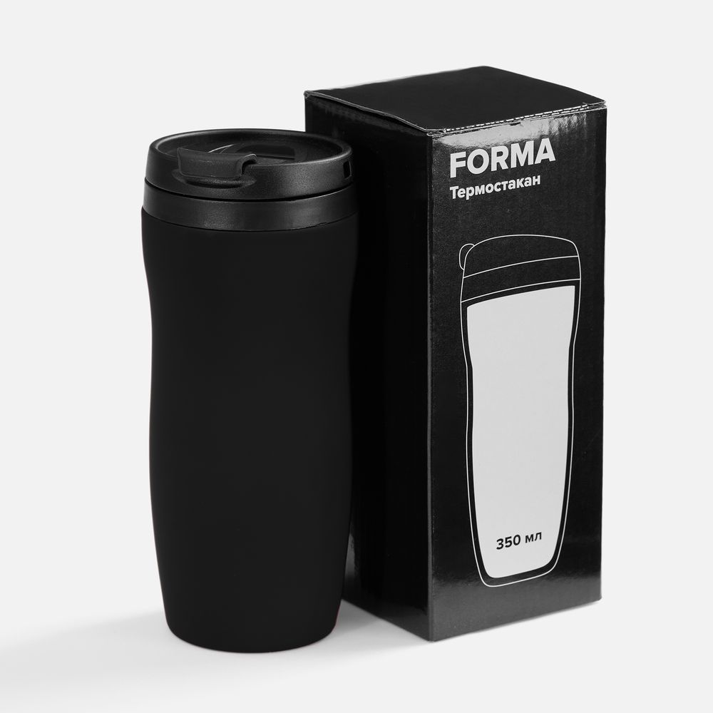 фото Термостакан Forma, черный от интернет-магазина Хочу Дарю Термостакан Forma, черный - фото от интернет-магазина подарков Хочу Дарю