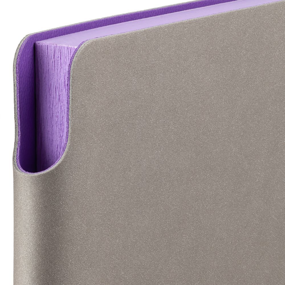 Ежедневник Flexpen, недатированный, серебристо-фиолетовый - фото от интернет-магазина подарков Хочу Дарю