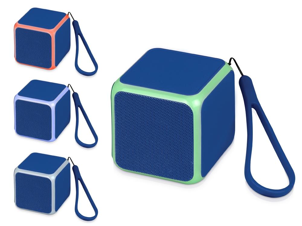 Портативная колонка Cube с подсветкой - фото от интернет-магазина подарков Хочу Дарю