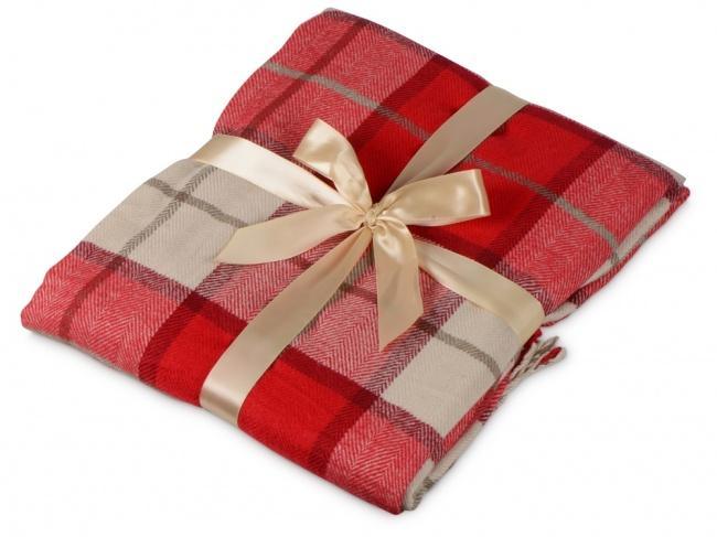 Плед акриловый Tartan красный - фото от интернет-магазина подарков Хочу Дарю