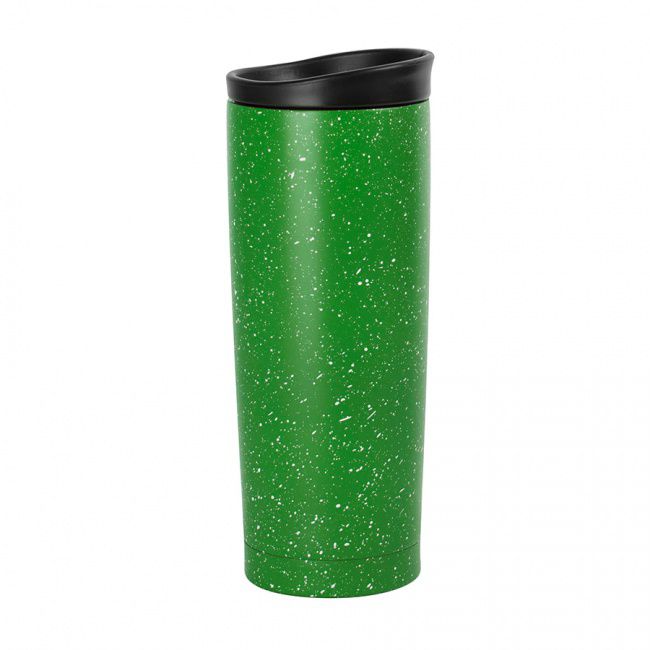 Термокружка вакуумная SPACE;  450 мл; зеленый; металл/пластик - фото от интернет-магазина подарков Хочу Дарю